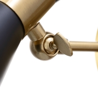 Бра "Бьянка" 1хЕ27 40Вт черно-золотой 12х26х26 см Бра "Бьянка" 1хЕ27 40Вт черно-золотой 12х26х26 см