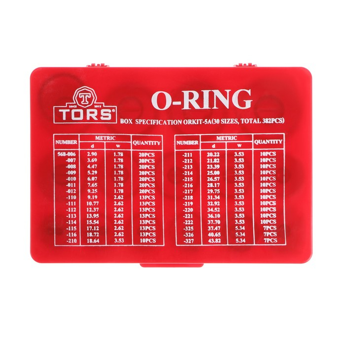 Набор резиновых прокладок, 30 размеров, 382 шт. Набор резиновых прокладок, 30 размеров, 382 шт.