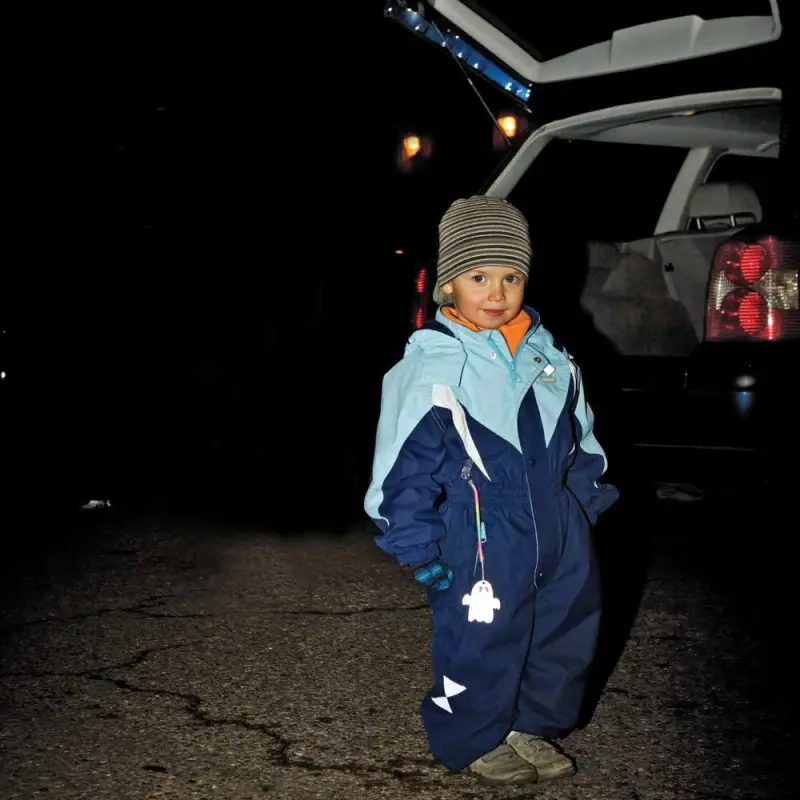 Светоотражатель &laquo;Квадрат&raquo;, оранжевый