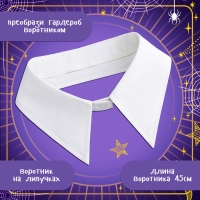 Карнавальный набор &laquo;Девочка с косичками&raquo;, парик с чёлкой, воротник