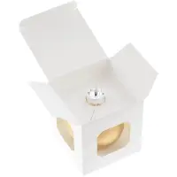 Елочный шар Finery Matt, 8 см, матовый золотистый Елочный шар Finery Matt, 8 см, матовый золотистый