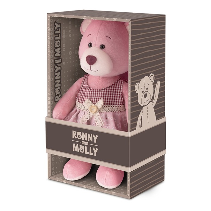 Мягкая игрушка «Мишка Молли в платье с передником», 21 см Мягкая игрушка «Мишка Молли в платье с передником», 21 см