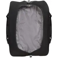 Сумка дорожная Compact Neon, черная с белым