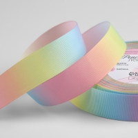 Лента репсовая &laquo;Радуга&raquo;, 25 мм, 18 &plusmn; 1 м, разноцветная