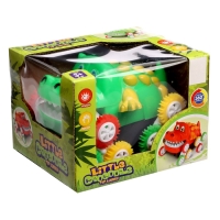 Машинка-перевёртыш &laquo;Крокодил&raquo;, работает от батареек, цвет зеленый