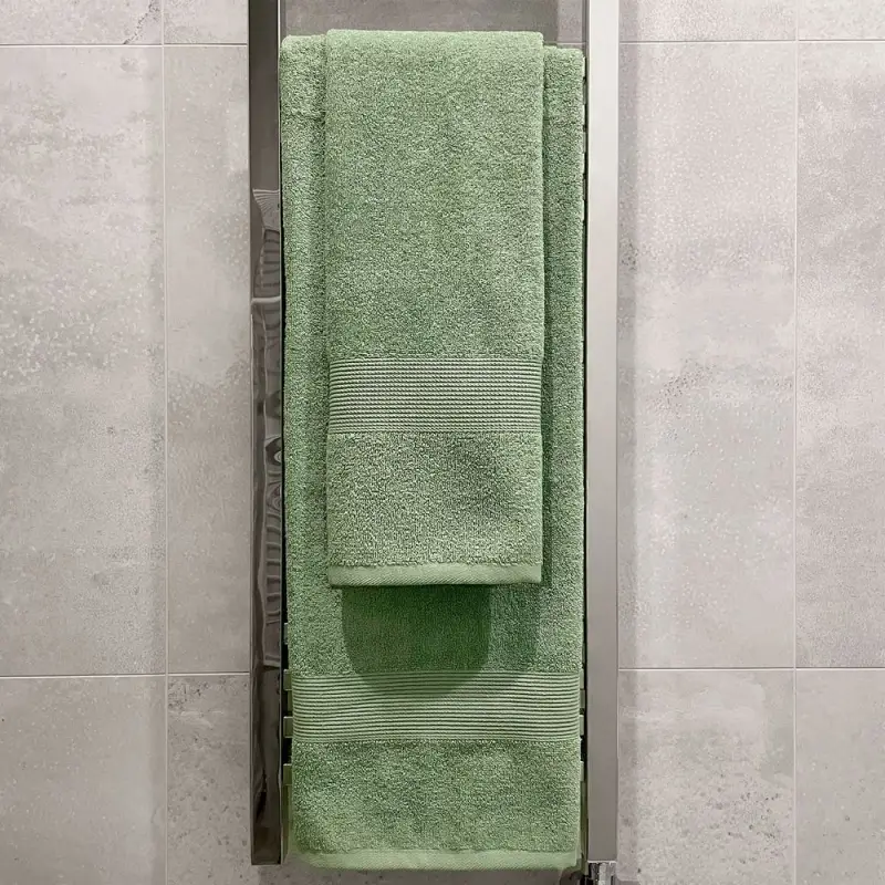 Полотенце махровое &laquo;Тиффани&raquo;, среднее, зеленое, (фисташковый)