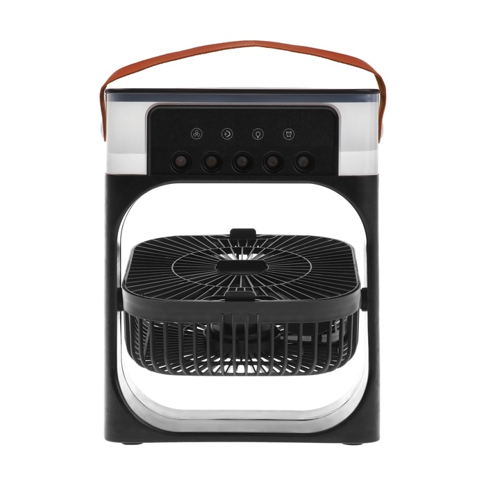 Портативный вентилятор LOF-06, с функцией увлажнителя, 3 скорости, питание USB, чёрный Портативный вентилятор LOF-06, с функцией увлажнителя, 3 скорости, питание USB, чёрный