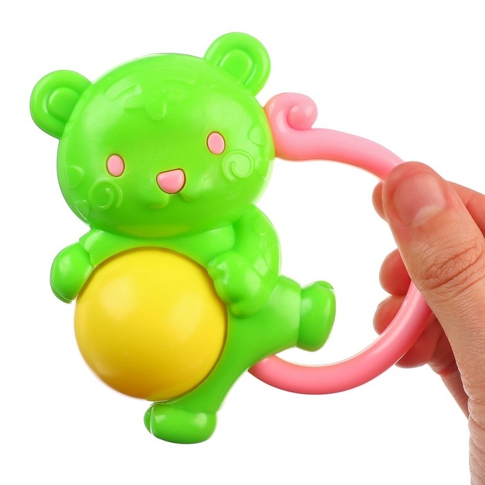 Погремушка &laquo;Мышка&raquo;, цвет МИКС, Крошка Я