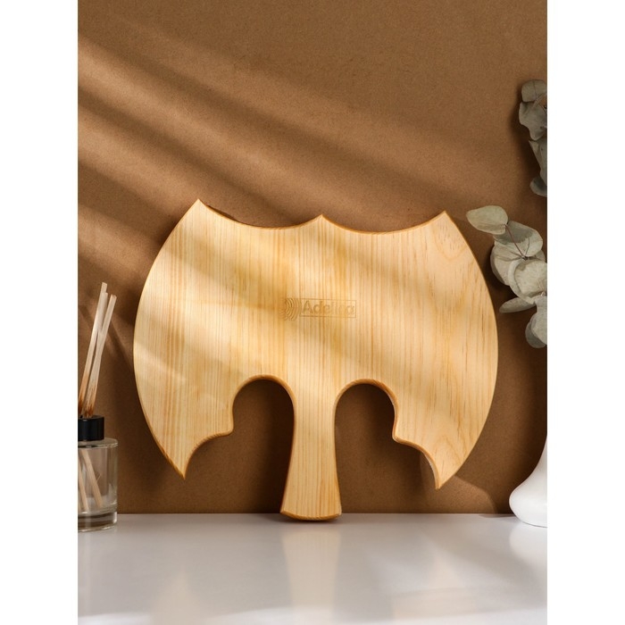 Менажница авторская Adelica &laquo;Молот&raquo;, 26&times;30&times;2,2 см, цельный массив кедра