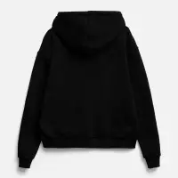 Толстовка унисекс оверсайз на молнии Zippy Terry, черная, размер XL/XXL