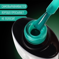 Гель лак для ногтей, «GLOW IN THE DARK», 3-х фазный, 8мл, LED/UV, люминесцентный, цвет мятно-бирюзовый (20) Гель лак для ногтей, «GLOW IN THE DARK», 3-х фазный, 8мл, LED/UV, люминесцентный, цвет мятно-бирюзовый (20)