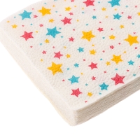 Салфетки бумажные однослойные "Звёзды" 24х24 см, набор 50 шт. Салфетки бумажные однослойные "Звёзды" 24х24 см, набор 50 шт.