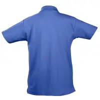 Рубашка поло детская Summer II Kids, ярко-синяя, на рост 118-128 см