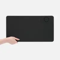 Складной стол для ноутбука с беспроводной зарядкой Kickstand Table, серый