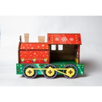 Конструктор на новый год. Сборная модель-поезд «Праздничный паровоз» Конструктор на новый год. Сборная модель-поезд «Праздничный паровоз»