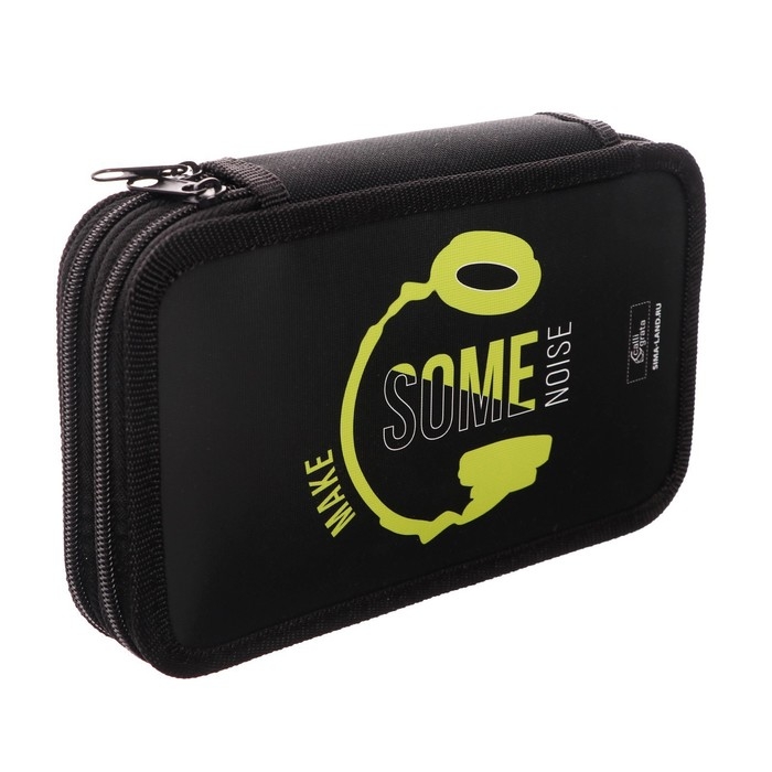 Пенал 2 секции, 125 х 205 х 40 мм, Calligrata 30П26/2 Пенал 2 секции, 125 х 205 х 40 мм, Calligrata 30П26/2 "Музыка", ламинированный картон