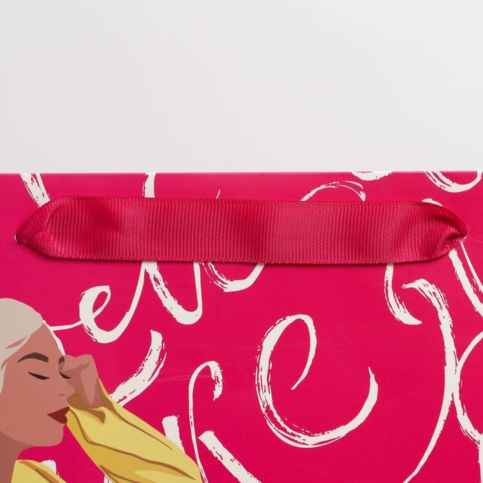 Пакет подарочный ламинированный вертикальный, упаковка, &laquo;Улыбка&raquo;, L 31 х 40 х 11,5 см