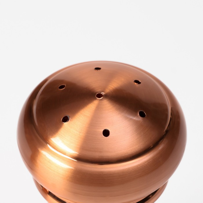 Набор мельниц для соли и перца Доляна, 10&times;5&times;10 см, 2 шт, цвет бронзовый