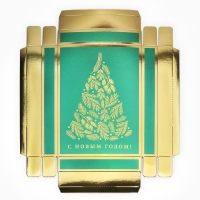 Новый год. Коробка подарочная новогодняя складная &laquo;Ёлочка&raquo;, 21 х 15 х 7 см, Новый год