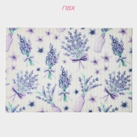 Салфетки сервировочные на стол Доляна «Спокойствие», 4 шт, 45×30 см, цвет фиолетовый Салфетки сервировочные на стол Доляна «Спокойствие», 4 шт, 45×30 см, цвет фиолетовый