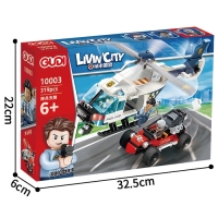 Конструктор Полиция &laquo;Вертолётная погоня&raquo;, 319 деталей