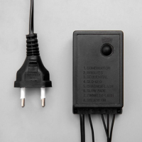 Гирлянда &laquo;Бахрома&raquo; 4 &times; 0.6 м, IP44, тёмная нить, 180 LED, свечение мульти, 8 режимов, 220 В