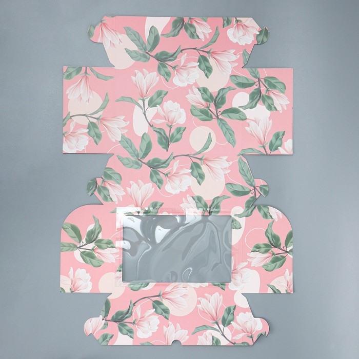 Коробка для капкейков, кондитерская упаковка двухсторонняя, 6 ячеек &laquo;Вдохновляй красотой&raquo;, 25 х 17 х 10 см