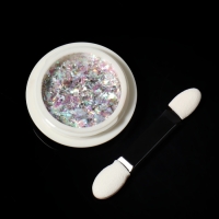 Втирка для ногтей, с аппликатором, цвет северное сияние Втирка для ногтей, с аппликатором, цвет северное сияние