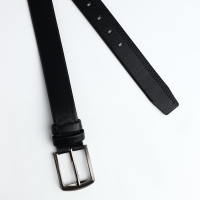 Ремень мужской, Великан, винт, ширина 3,5 см, пряжка металл, цвет чёрный Ремень мужской, Великан, винт, ширина 3,5 см, пряжка металл, цвет чёрный