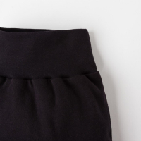 Ползунки-штанишки Крошка Я "Black&white" рост 74-80 см, (р. 26), чёрный