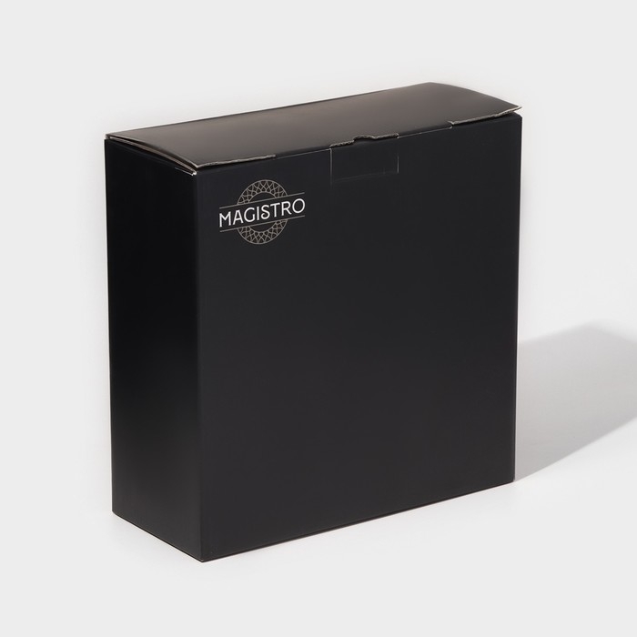 Набор стеклянных баночек для специй на подставке Magistro &laquo;Модерн&raquo;, 16 шт