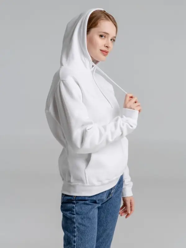 Толстовка с капюшоном Slam 320, белая, размер XS Толстовка с капюшоном Slam 320, белая, размер XS