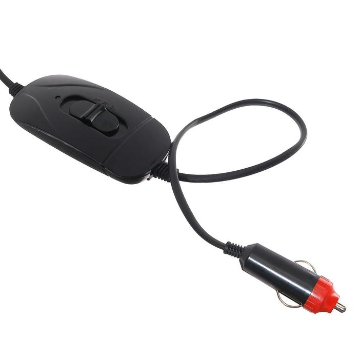 Накидка с подогревом TORSO, 12 В, регулятор, 42&times;42 см, провод 90 см, серый