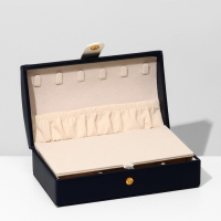 Подставка для украшений «Шкатулка» раздвижная, 17×9,5×6, цвет синий Подставка для украшений «Шкатулка» раздвижная, 17×9,5×6, цвет синий