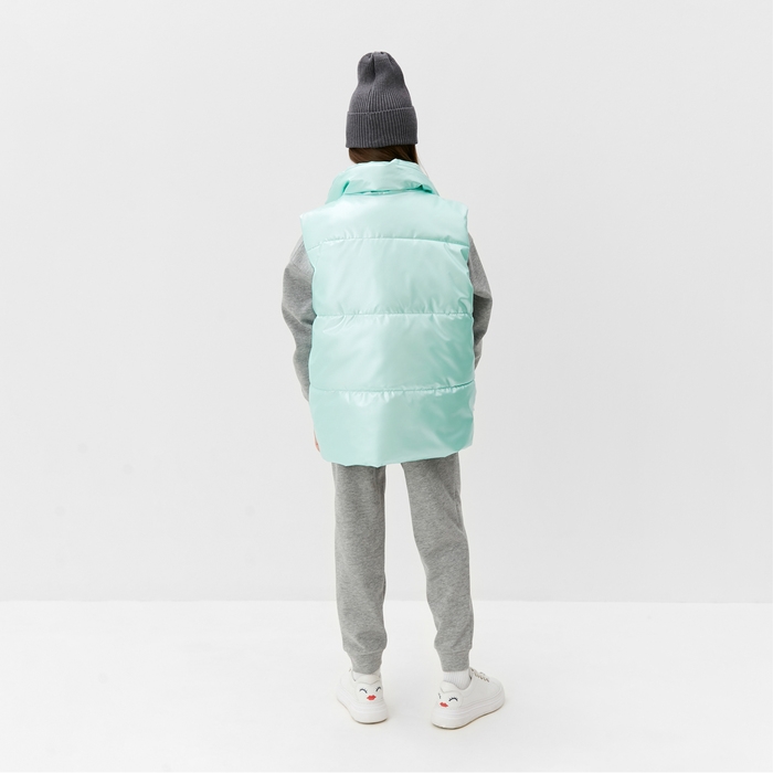 Жилет детский MINAKU, цвет зелёный, рост 122 см