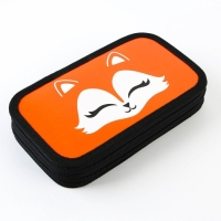 Пенал школьный 2 секции 190 х 105 лам.кар ПО-090 &laquo;1 сентября: Лисичка&raquo;