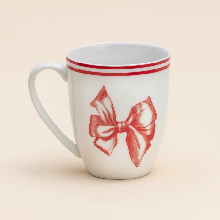 Новогодняя кружка SL Home «Прекрасное время», 400 мл, 9×10 см, фарфор, белая Новогодняя кружка SL Home «Прекрасное время», 400 мл, 9×10 см, фарфор, белая