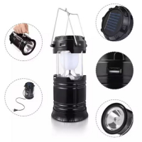 Фонарь кемпинговый аккумуляторный "Мастер К.", 1800 мАч, 7 LED, солнечная батарея, черный Фонарь кемпинговый аккумуляторный "Мастер К.", 1800 мАч, 7 LED, солнечная батарея, черный