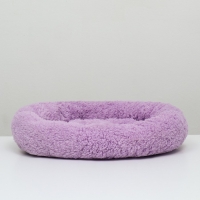 Лежанка для собак и кошек "Уют", мягкий мех, 50 х 42 х 11 см, фиолетовая Лежанка для собак и кошек "Уют", мягкий мех, 50 х 42 х 11 см, фиолетовая