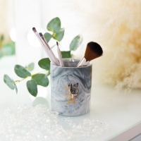 Горшок для цветов с тиснением, &laquo;Париж&raquo;, 8 х 9.5 см