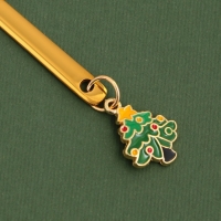 Новый год. Подарочный набор ложек с подвесами &laquo;Роскошного нового года&raquo;, 2 шт., 14.8 х 2.7 см