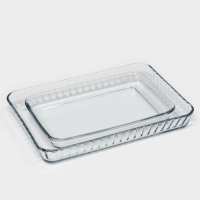 Набор форм для выпечки Borcam, 2 предмета: 1,9 л, 3,8 л Набор форм для выпечки Borcam, 2 предмета: 1,9 л, 3,8 л