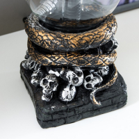 Плазменный шар полистоун "Кобра" золото 21х13х10,5 см Плазменный шар полистоун "Кобра" золото 21х13х10,5 см