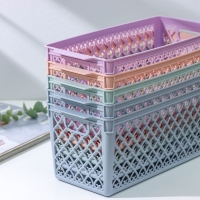 Корзина для хранения &laquo;Романо&raquo;, пластик, 30&times;13,5&times;12 см, цвет МИКС