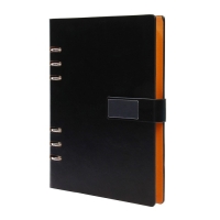 Органайзер на кольцах, обложка ПВХ, А5, 140 листов в клетку, с хлястиком, МИКС Органайзер на кольцах, обложка ПВХ, А5, 140 листов в клетку, с хлястиком, МИКС