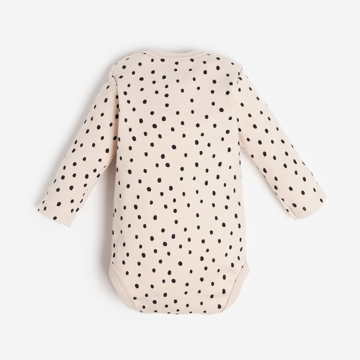 Боди детское с длинным рукавом Крошка Я «Киса», рост 74-80 см, цвет бежевый Боди детское с длинным рукавом Крошка Я «Киса», рост 74-80 см, цвет бежевый