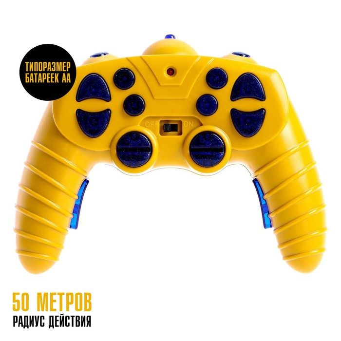 Экскаватор радиоуправляемый &laquo;Стройка&raquo;, подвижный ковш, с элементами из металла