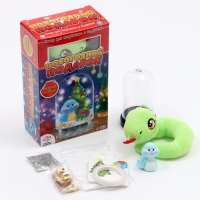 Набор для творчества «Новогодний подарок», ночник, игрушка змея, цвет игрушки в ночнике голубой Набор для творчества «Новогодний подарок», ночник, игрушка змея, цвет игрушки в ночнике голубой