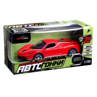 Машина металлическая «Купе», 1:28, световые и звуковые эффекты, открываются двери, цвет красный Машина металлическая «Купе», 1:28, световые и звуковые эффекты, открываются двери, цвет красный