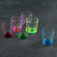 Набор стопок &laquo;Радуга&raquo;, 50 мл, 6 шт, форма МИКС